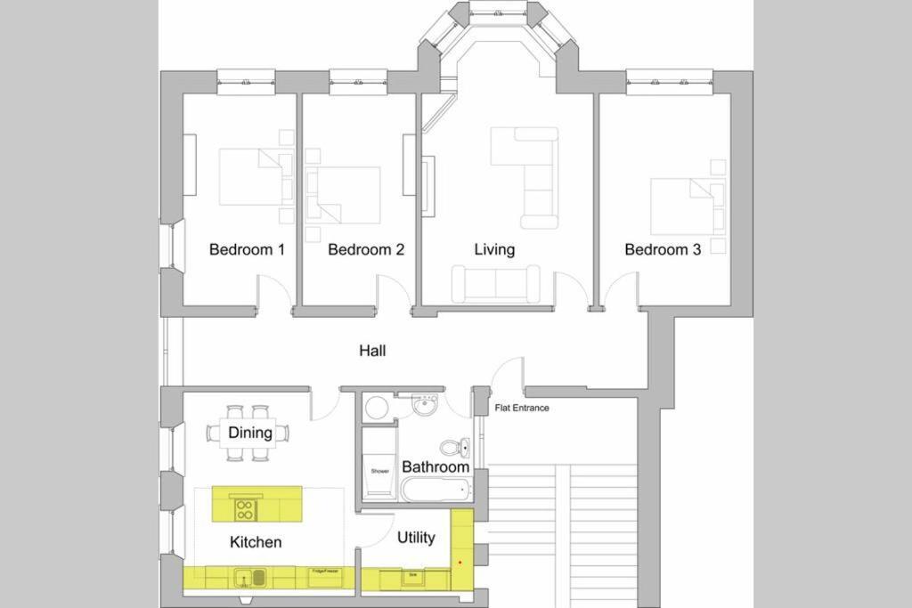 Apartamento Royal Bank Flat Oban Exterior foto
